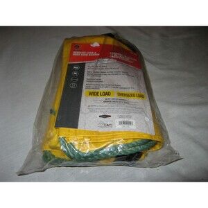 Road Pro Reversable Wide Load & Oversized Load Banners 18" x 84" NEW